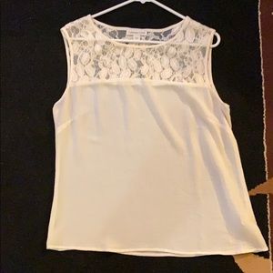 White dressy tank top